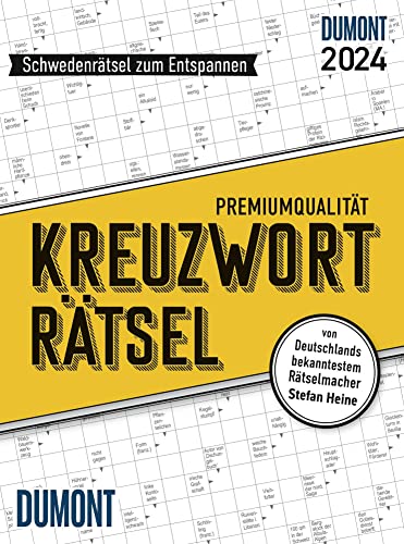 Stefan Heine Kreuzworträtsel 2024 Tagesabreißkalender - 11,8x15,9 - Rätselkalender - Knobelkalender - Tischkalender von Dumont Kalenderverlag