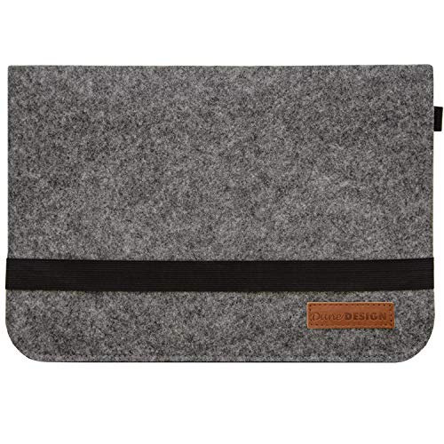 DuneDesign 13.3'' Filz Laptop-Tasche 35x24 cm Tablet Hülle Kompatibel mit MacBook Pro Air iPad Surface Netbook Grau DuneDesign 13.3'' Filz Laptop-Tasche 35x24 cm Tablet Hülle Kompatibel mit MacBook Pro Air iPad Surface Netbook Grau von DuneDesign