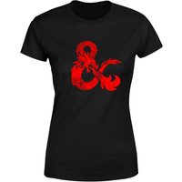 Dungeons & Dragons Ampersand Damen T-Shirt - Schwarz - S von Dungeons & Dragons