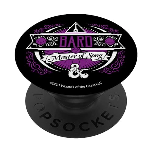 Dungeons & Dragons Bard Label PopSockets mit austauschbarem PopGrip von Dungeons & Dragons