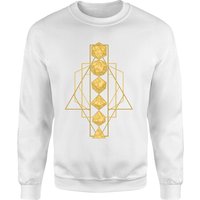 Dungeons & Dragons Celestial Dice Sweatshirt - Weiß - L von Dungeons & Dragons