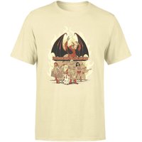 Dungeons & Dragons D&D Cartoon The Party Unisex T-Shirt - Weiß Vintage Wash - L - White Vintage Wash von Dungeons & Dragons