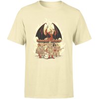 Dungeons & Dragons D&D Cartoon The Party Unisex T-Shirt - Weiß Vintage Wash - XXL - White Vintage Wash von Dungeons & Dragons