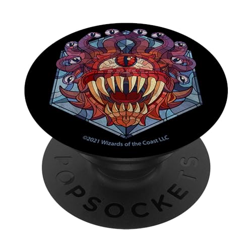 Dungeons & Dragons Eye Of The Beholder Stained Glass PopSockets mit austauschbarem PopGrip von Dungeons & Dragons