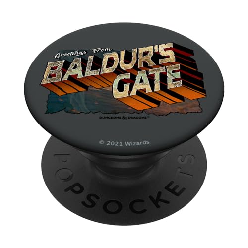 Dungeons & Dragons Greetings from Baldur's Gate PopSockets mit austauschbarem PopGrip von Dungeons & Dragons