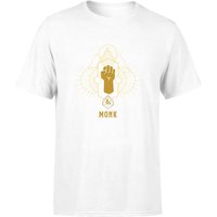 Dungeons & Dragons Monk Herren T-Shirt - Weiß - S von Original Hero