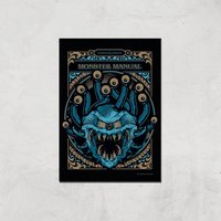 Dungeons & Dragons Monster Manual Giclee Art Print - A2 - Print Only von Dungeons & Dragons