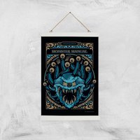 Dungeons & Dragons Monster Manual Giclee Art Print - A3 - White Hanger von Dungeons & Dragons