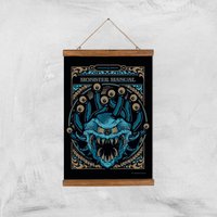 Dungeons & Dragons Monster Manual Giclee Art Print - A3 - Wooden Hanger von Dungeons & Dragons