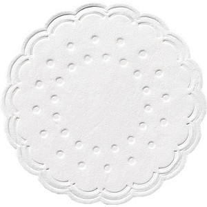 250 DUNI Tropfdeckchen Ø 7,5 cm von Duni