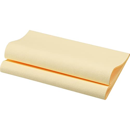 Duni Bio Dunisoft Servietten cream creme 40 x 40 cm 60 Stück von Duni