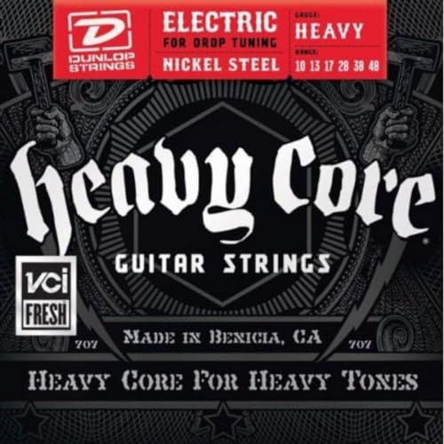DUNLOP - E-Gitarrensaiten - Elektrische Schnur Heavy Core 062 von Dunlop
