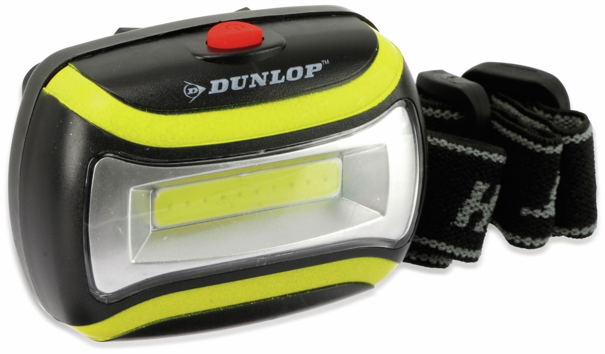 DUNLOP LED-Stirnlampe COB, 1W von Dunlop