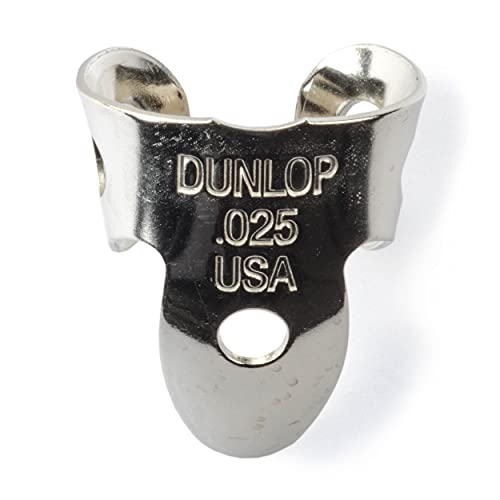 Dunlop 36R.025 Nickel Silver Fingerpicks "Mini", 025", 20/Tube von Dunlop