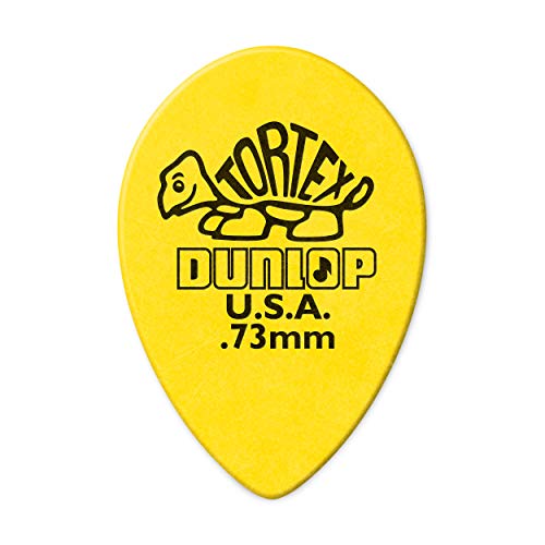 Dunlop 423R.73 Tortex® Small Tear Drop, Yellow.73mm, 36/Bag von Dunlop