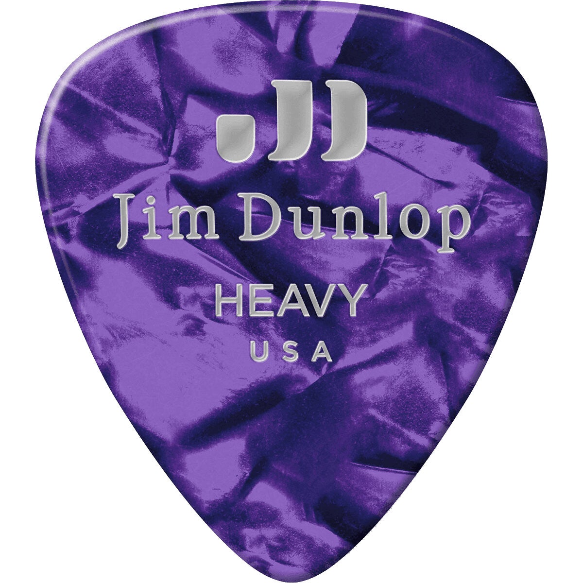 Dunlop 483P13HV Celluloid Shell Pick 12-Pack (Heavy, Purple) von Dunlop