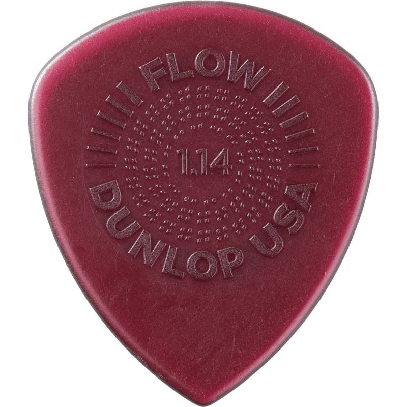 Dunlop 549P114 Flow Grip 1.14 mm Plectrums (Pack of 6) von Dunlop