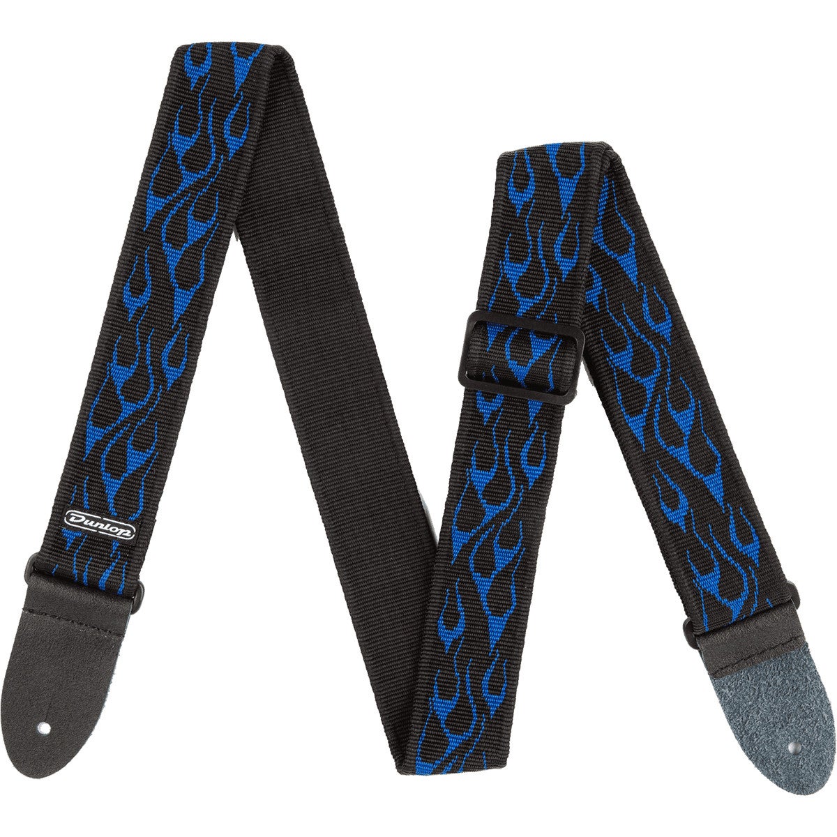Dunlop D3811BL Classic Flambe Blue Strap Guitar Strap Dunlop D3811BL Classic Flambe Blue Strap Guitar Strap von Dunlop