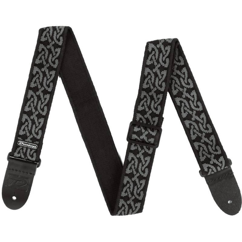 Dunlop D3814GY Classic Celtic Grey Strap Guitar Strap von Dunlop
