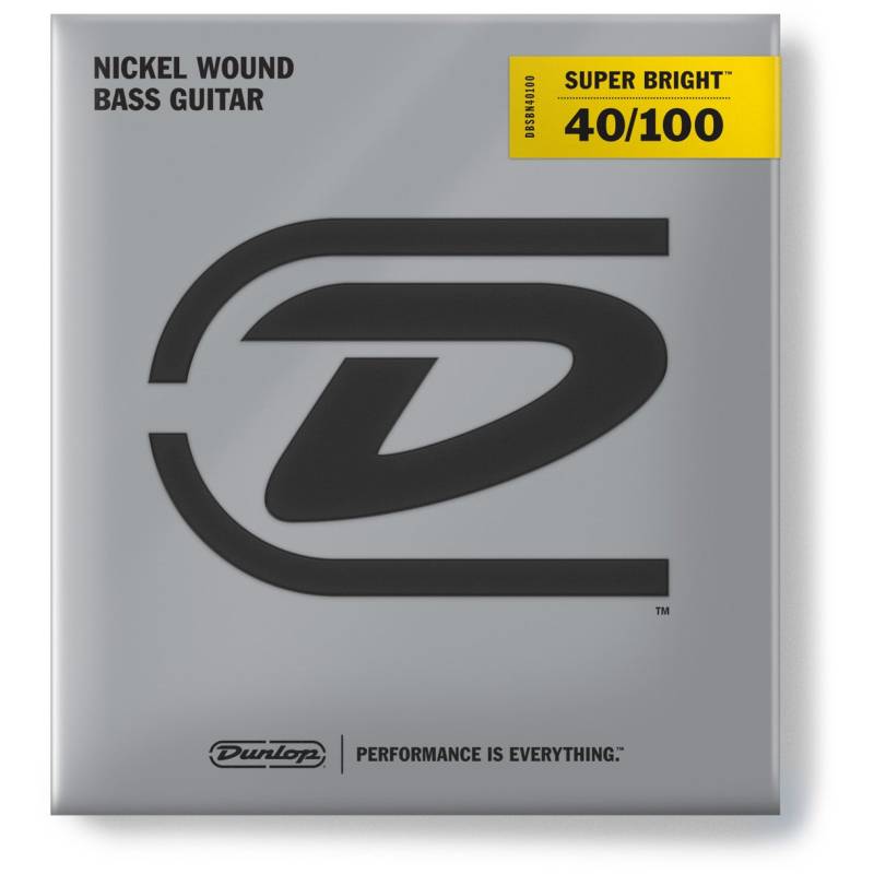 Dunlop DBSBN40100 Super Bright NW Light 40-100 Set of Strings for Bass Guitar von Dunlop