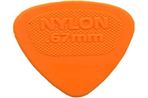 Dunlop Nylon-Midi-Plektren, 0,65 mm, 72 Stück Dunlop Nylon-Midi-Plektren, 0,65 mm, 72 Stück von Dunlop