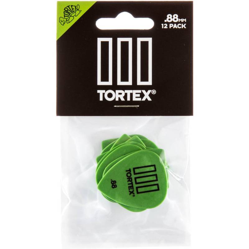 Dunlop Tortex TIII Plektrum, 0,88 mm (12er Set) von Dunlop