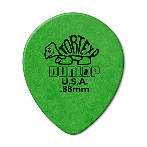 Jim Dunlop 413R.88 Gitarrenplektren, 0,88 mm, grün von Dunlop