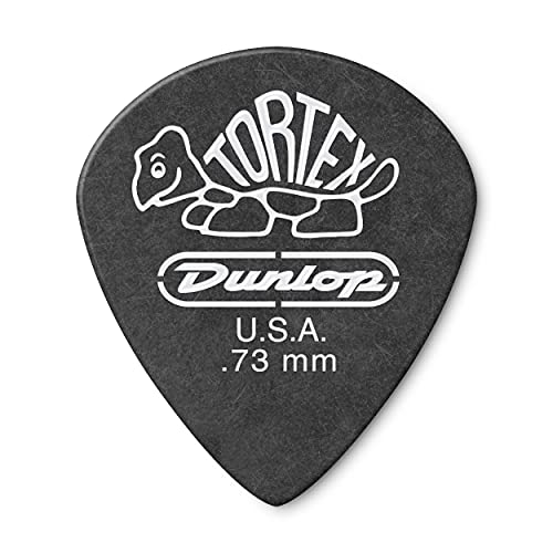 Jim Dunlop 482R.73 Guitar Picks, 0.73 mm, Pitch Black von Dunlop