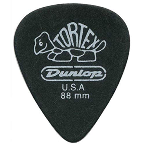 Médiators Jim Dunlop 0,88mm Tortex Pitch Black 0,88mm sachet de 12 von Dunlop