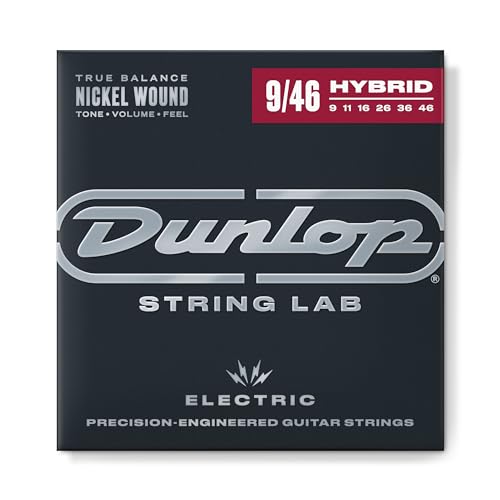 Saiten für E-Gitarre Dunlop DEN0946 9S Leicht / Schwer 9-46 Nickel von Dunlop