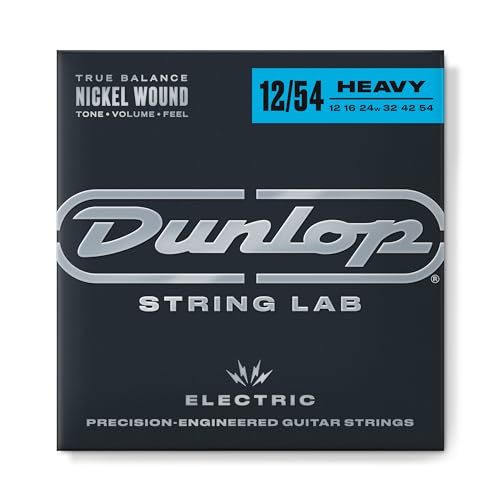 Saiten für E-Gitarre Dunlop DEN1254 Schwer 12-54 Nickel von Dunlop