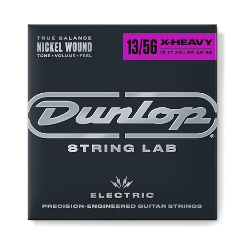 Saiten für E-Gitarre Dunlop DEN1356 Extra Heavy 13-56 Nickel von Dunlop