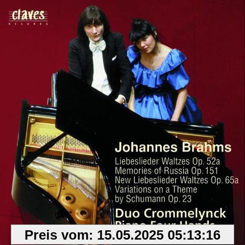 Brahms Klavier Werke für 4 Hände von Duo Crommelynck
