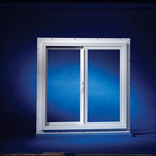 Duo-Corp Agriclass Double Slide Vinyl Utility Window White Glass/Vinyl Window 23-1/2" W x 23-1/2" - Case Of: 1 von Duo
