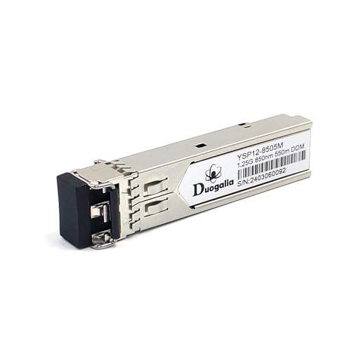 Duogalia Gigabit Multimode SFP LC Modul, 1,25G SFP MMF 850nm bis zu 550m von Duogalia