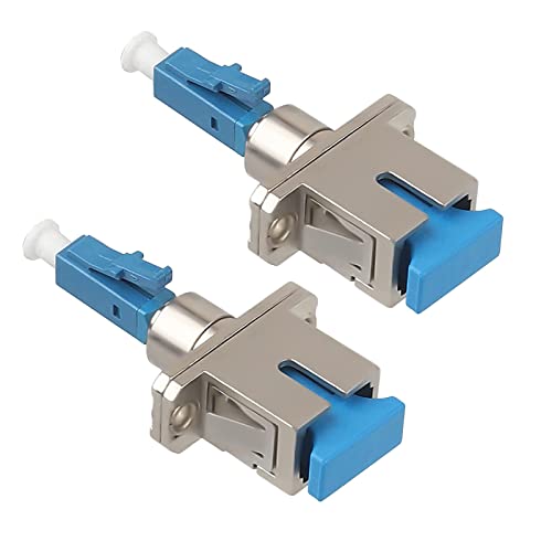 Duogalia SingleMode LC/UPC-Stecker auf SC/UPC-Buchse, Adapter 9/125um Glasfaser-Adapter, Hybrid-Kupplung/Flansch, 2 Stück Duogalia SingleMode LC/UPC-Stecker auf SC/UPC-Buchse, Adapter 9/125um Glasfaser-Adapter, Hybrid-Kupplung/Flansch, 2 Stück von Duogalia