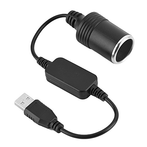 5V USB A Stecker auf 12V Zigarettenanzünder Weiblich Konverter, USB Port Stromwandler Für Auto Feuerzeuge Fahren Recorder DVR Dash Kamera GPS Etc (Ausgang: 12V 8W Max) von Duokon