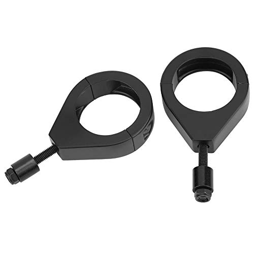 KIMISS Duokon Blinkerhalterung, Blinker halterung motorrad, Blinkerhalter Halter Motorrad Blinker Licht Halter Blinkerhalter Halterung Blinkerschelle Licht Halter Schellen Montagezubehör (schwarz) von Duokon