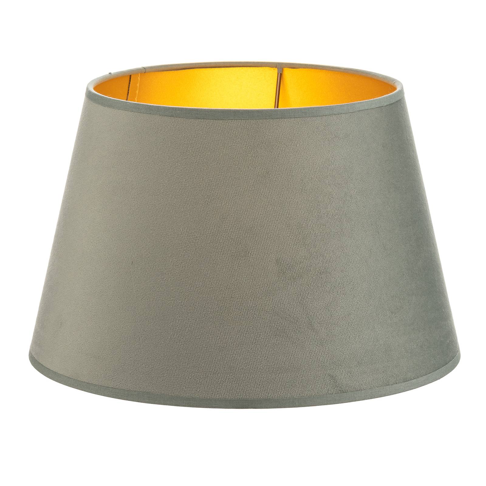 Lampenschirm Cone Höhe 18 cm, mintgrün/gold von Duolla