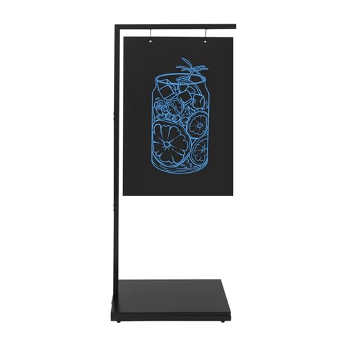 Kundenstopper Bodenstehendes Tafelschild Infoständer Werbetafel Gehwegaufsteller doppelseitiges Kreidetafel für Cafe, Bar, Geschäfte, 60 x 40 x 110 cm Kundenstopper Bodenstehendes Tafelschild Infoständer Werbetafel Gehwegaufsteller doppelseitiges Kreidetafel für Cafe, Bar, Geschäfte, 60 x 40 x 110 cm von Duoruameng
