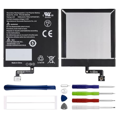 Duotipa 1500mAh Neu Ersatzakku ST22/58-000246 Kompatibel mit Paper-White 4 10th Generation,2018 akku mit Reparatur Tools Kit Duotipa 1500mAh Neu Ersatzakku ST22/58-000246 Kompatibel mit Paper-White 4 10th Generation,2018 akku mit Reparatur Tools Kit von Duotipa