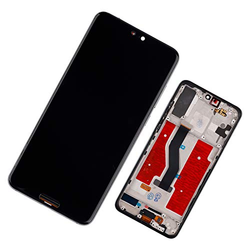 Duotipa Display Kompatibel mit Huawei P20 Pro CLT-L09 CLT-L29 6.1 inch LCD Display Bildschirm Digitizer Ersatzdisplay Assembly (Schwarz + Rahmen) mit Werkzeugen von Duotipa