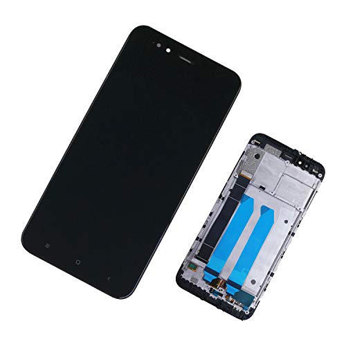 Duotipa Display Kompatibel mit Mi 5X/Mi A1 5.5 inch LCD Display Bildschirm Digitizer Ersatzdisplay Assembly mit Rahmen + Werkzeugen(Schwarz) von Duotipa