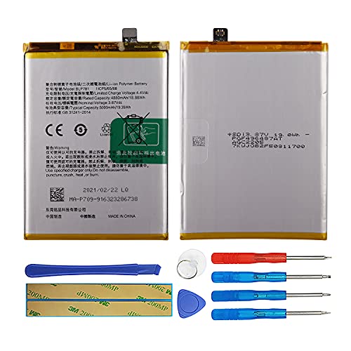 Duotipa Ersatzakku Batterie BLP781 Kompatibel mit Oppo A52 A52 BLP781 Smartphone Akku mit Werkzeugen Duotipa Ersatzakku Batterie BLP781 Kompatibel mit Oppo A52 A52 BLP781 Smartphone Akku mit Werkzeugen von Duotipa