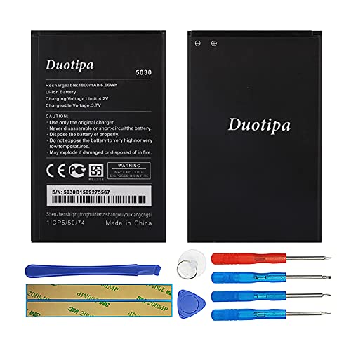 Duotipa Ersatzakku Batterie WIKO 5030 kompatibel mit WIKO Lenny 2 Akku mit Werkzeugen Duotipa Ersatzakku Batterie WIKO 5030 kompatibel mit WIKO Lenny 2 Akku mit Werkzeugen von Duotipa