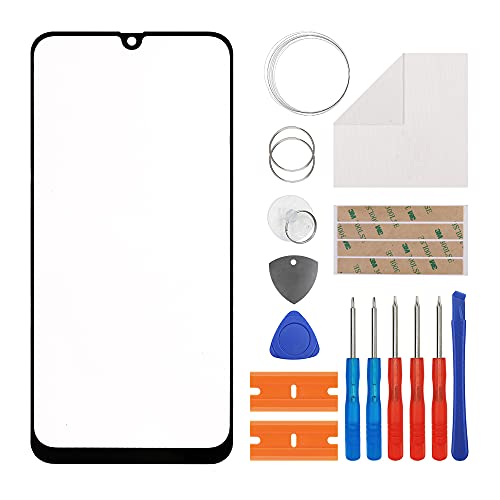 Duotipa Frontglas Display Glas Reparatur Kompatibel mit Samsung Galaxy M21 SM-M215F SM-M215F/DS 6.4 Zoll + Werkzeugen(Kein Display und Touch Digitizer)-mit OCA Kleber von Duotipa