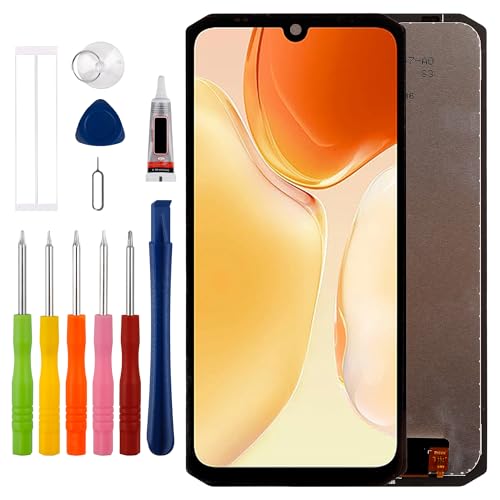 Duotipa LCD-Display / Digitizer für Doogee S99 16 cm (6,3 Zoll), mit technischem Reparaturwerkzeug-Set, schwarz. von Duotipa