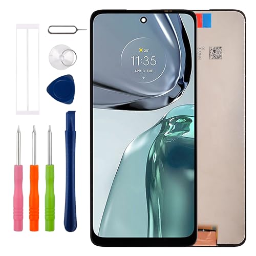 [Neu] Duotipa Original LCD Display Touchscreen Digitizer Assembly Ersatz für Moto G62 XT223/G62 5G XT2223-2 6.5 Zoll mit technischen Reparatur Tools Kit-Schwarz. von Duotipa