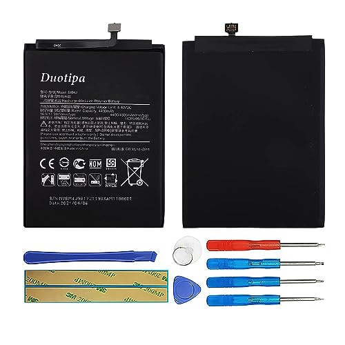 Duotipa Neu Ersatz akku Batterie BM4J kompatibel mit Redmi Note 8 PRO M1908C3JE mit kostenlosem Toolkit von Duotipa