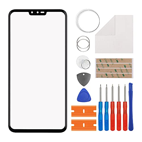 Duotipa Neu Frontglas Display Glas Reparatur Kompatibel mit LG V40 ThinQ V405, LM-V405, LM-V409N 6.4 Zoll + Werkzeugen(Kein Display und Touch Digitizer)-mit OCA Kleber von Duotipa